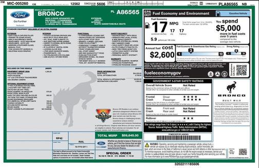 2023 Ford Bronco Wildtrak