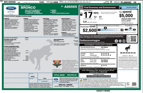 2023 Ford Bronco Wildtrak