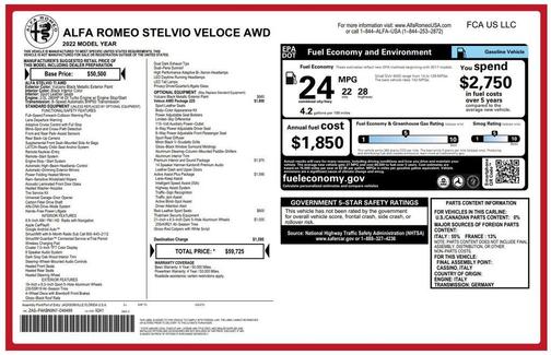 2022 Alfa Romeo Stelvio Veloce