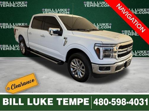 Oxford White 2025 Ford F-150 Lariat