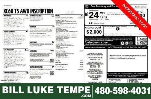 2021 Volvo XC60 T5 Inscription