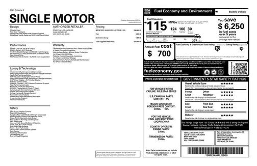 2024 Polestar 2 Long Range Single Motor