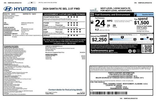 2024 Hyundai SANTA FE SEL