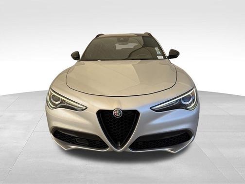 Silverstone Gray Metallic 2021 Alfa Romeo Stelvio Ti Sport