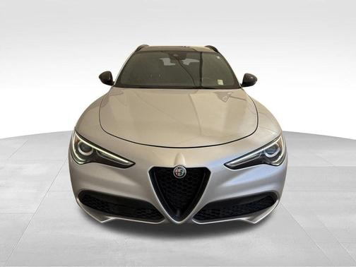 Silverstone Gray Metallic 2021 Alfa Romeo Stelvio Ti Sport
