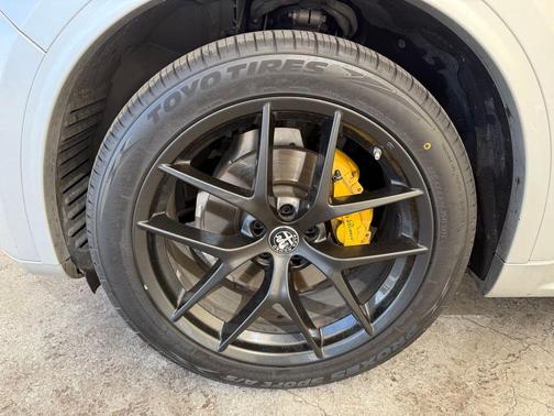 Silverstone Gray Metallic 2021 Alfa Romeo Stelvio Ti Sport