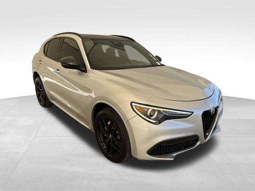 Silverstone Gray Metallic 2021 Alfa Romeo Stelvio Ti Sport