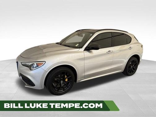 Silverstone Gray Metallic 2021 Alfa Romeo Stelvio Ti Sport