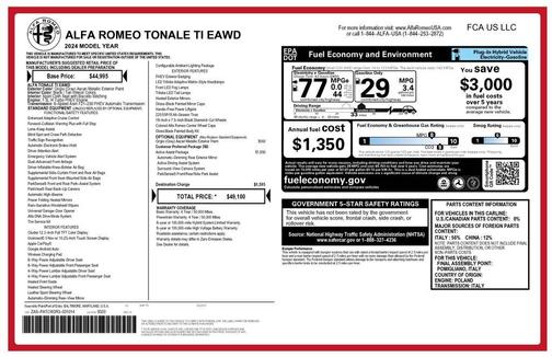 2024 Alfa Romeo Tonale Ti