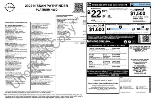 2022 Nissan Pathfinder Platinum
