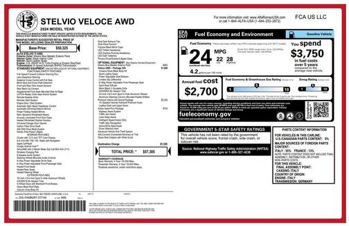 2024 Alfa Romeo Stelvio Veloce
