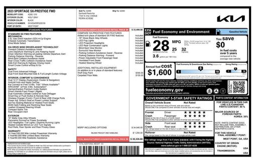 2023 Kia Sportage SX-Prestige