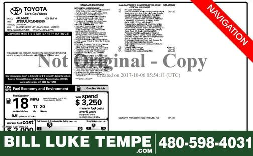 2018 Toyota 4Runner SR5