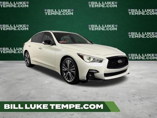 Majestic White 2023 INFINITI Q50 SENSORY