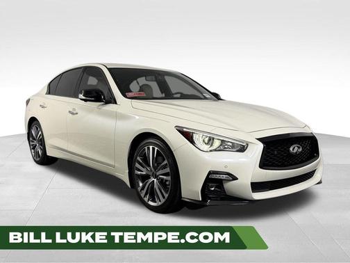 Majestic White 2023 INFINITI Q50 SENSORY