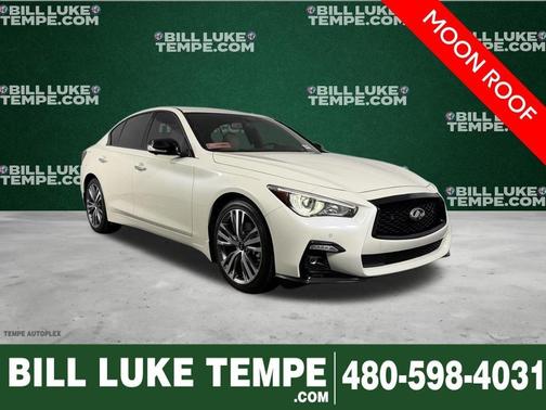 Majestic White 2023 INFINITI Q50 SENSORY