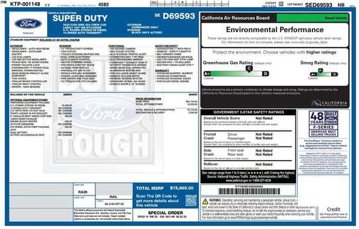 Carbonized Gray Metallic 2025 Ford F-250 Lariat