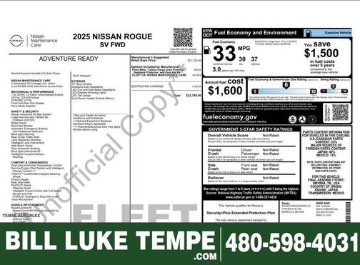 2025 Nissan Rogue SV