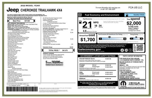 2022 Jeep Cherokee Trailhawk