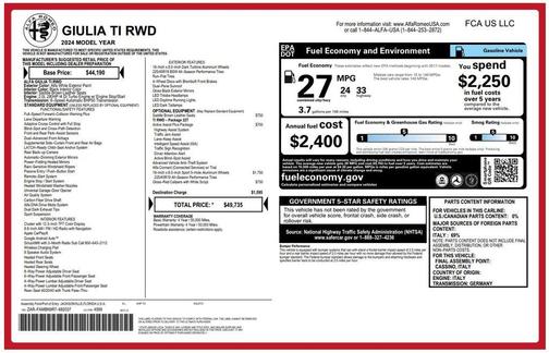 2024 Alfa Romeo Giulia Ti