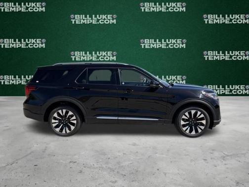 Black Metallic 2025 Ford Explorer Platinum