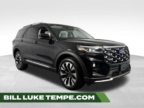 Black Metallic 2025 Ford Explorer Platinum