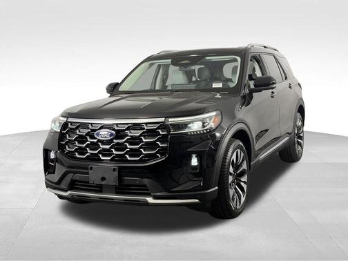 Black Metallic 2025 Ford Explorer Platinum