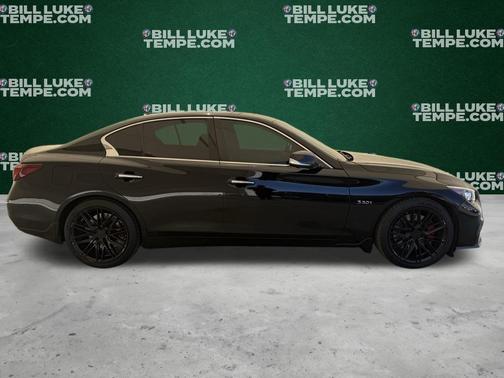 Black 2018 INFINITI Q50 3.0t Red Sport 400