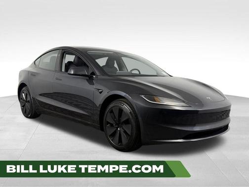Stealth Gray 2025 Tesla Model 3 Long Range