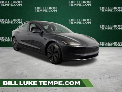 Stealth Gray 2025 Tesla Model 3 Long Range