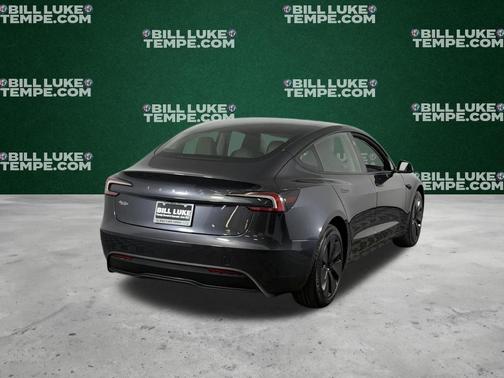 Stealth Gray 2025 Tesla Model 3 Long Range