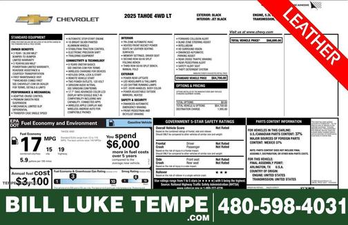 2025 Chevrolet Tahoe LT