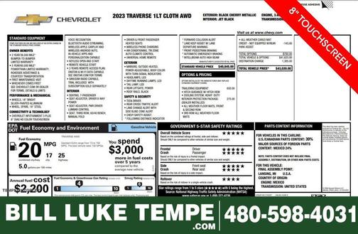 2023 Chevrolet Traverse LT Cloth