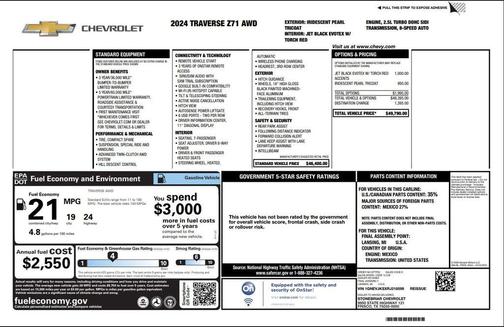 2024 Chevrolet Traverse Z71