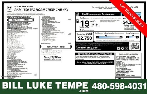 2025 RAM 1500 Big Horn/Lone Star