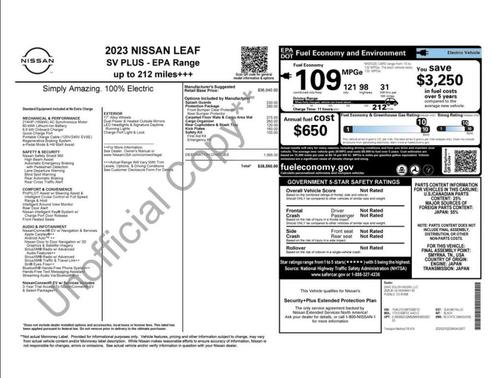 2023 Nissan Leaf SV PLUS