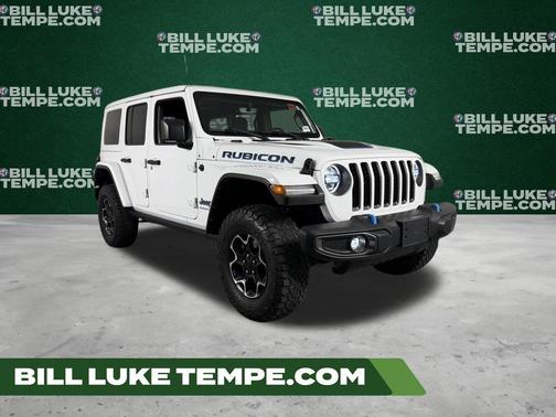 Bright White Clearcoat 2023 Jeep Wrangler 4xe Rubicon