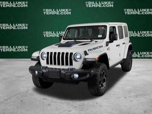 Bright White Clearcoat 2023 Jeep Wrangler 4xe Rubicon