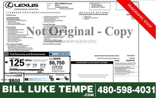 2024 Lexus RZ 300e Luxury