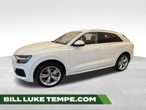 Carrara White 2023 Audi Q8 55 Premium Plus