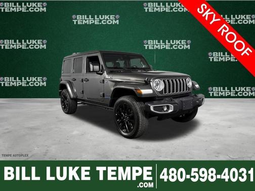 Granite Crystal Clearcoat Metallic 2025 Jeep Wrangler 4xe Sahara