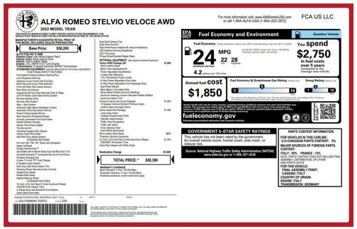 2022 Alfa Romeo Stelvio Veloce