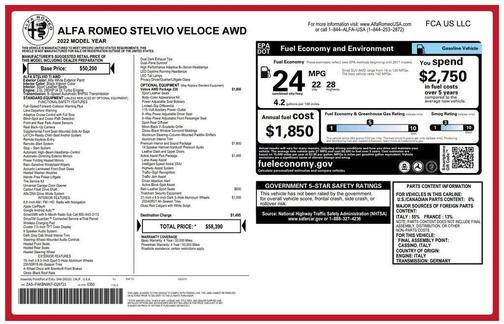 2022 Alfa Romeo Stelvio Veloce