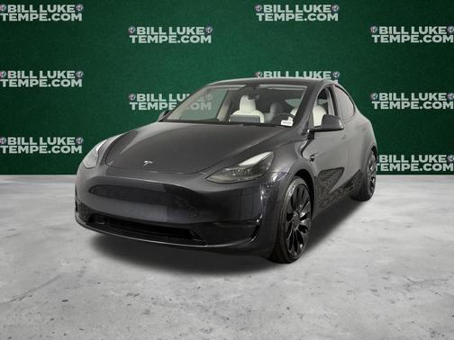 Deep Blue Metallic 2024 Tesla Model Y Performance
