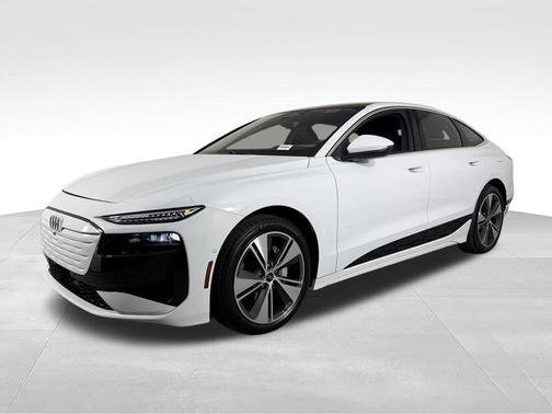 Glacier White Metallic 2025 Audi A6 e-tron Premium