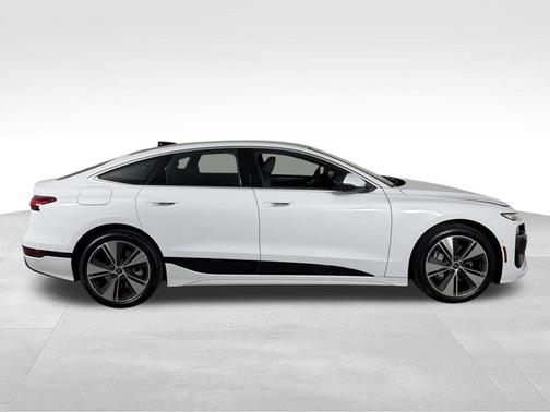 Glacier White Metallic 2025 Audi A6 e-tron Premium