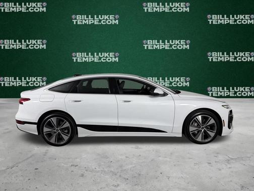Glacier White Metallic 2025 Audi A6 e-tron Premium