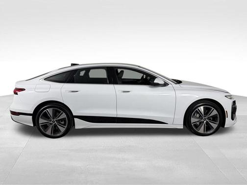 Glacier White Metallic 2025 Audi A6 e-tron Premium