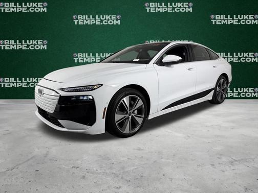 Glacier White Metallic 2025 Audi A6 e-tron Premium