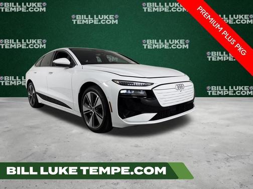 Glacier White Metallic 2025 Audi A6 e-tron Premium